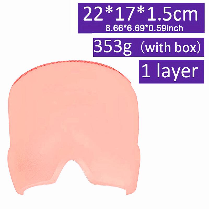 

Gel Ice Pack Cap Hat Fitting Gel Ice Headache Migraine Hat Cold Compress Cap Ice Head Wrap Pack Mask for Tension Sinus Stress