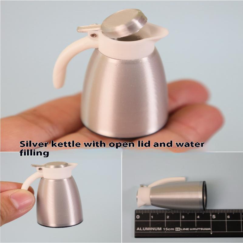 

1Pcs Doll Scene Ornament Accessories Miniature Dollhouse Air Fryer Simulation Warm Water Bottle Rice Bucket Juicer Appliance