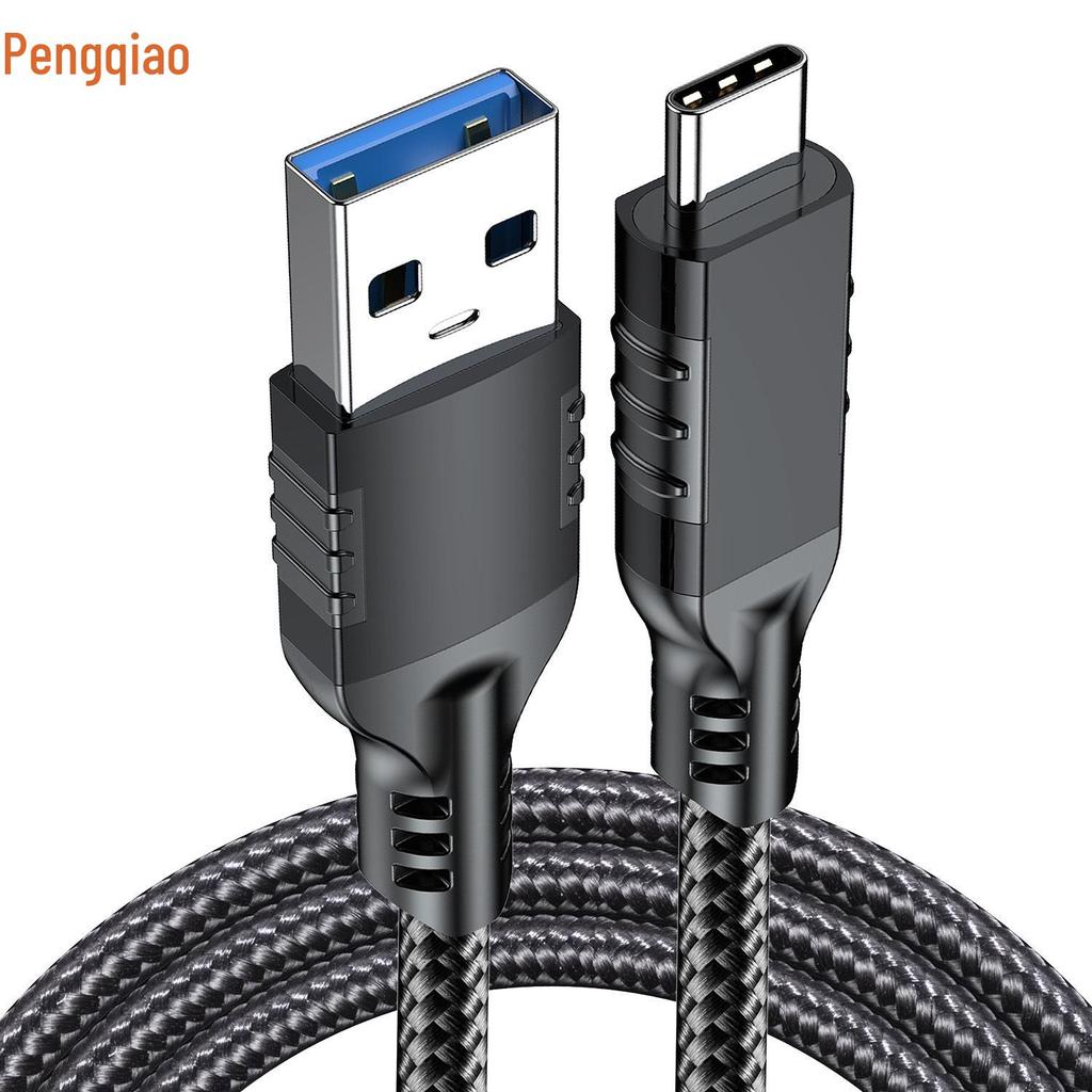 USB-C to USB-A Fast Charging Cable: 10G High-Speed Data Transfer, 3A for Mobile and External Hard Drives