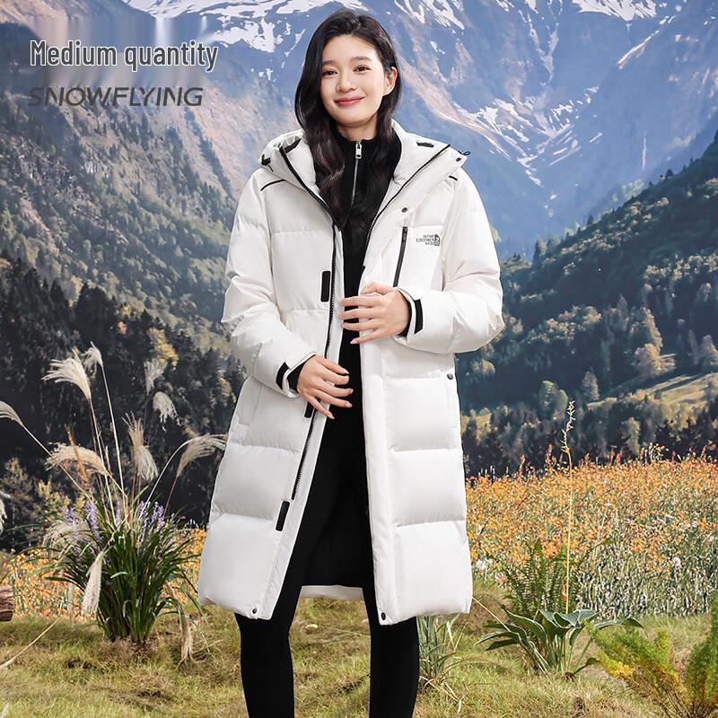 

XueZhongFei Унисекс Пуховик средней длины с капюшоном 180/96A