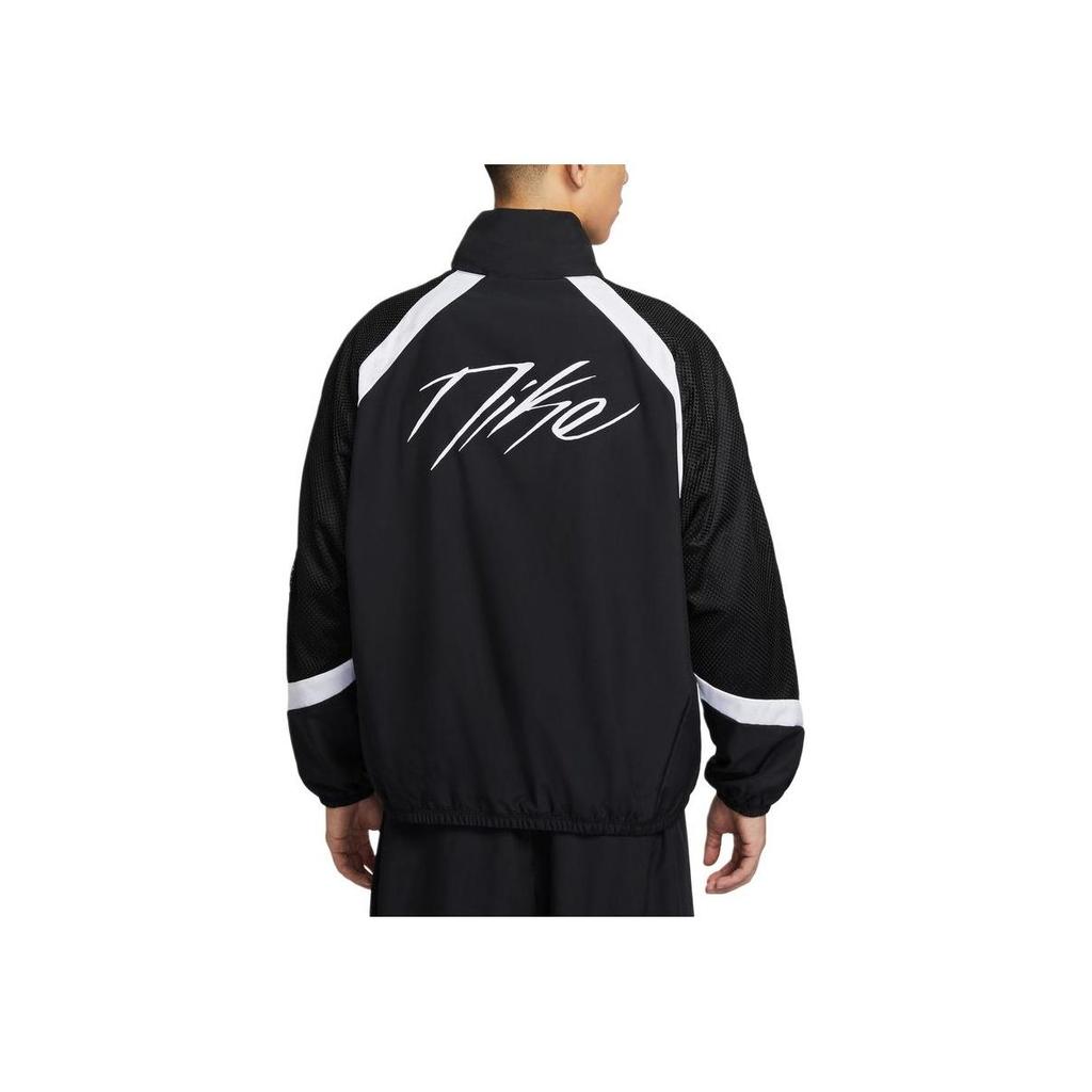 Nike Icon Logo Zip Collar Long Sleeve Basketball Jacket Men Jackets HV3364-010