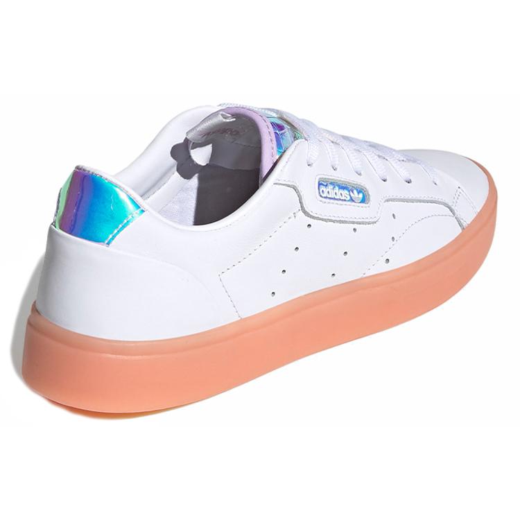 Adidas Eleganckie damskie FW3718 'White Coral Iridescent'