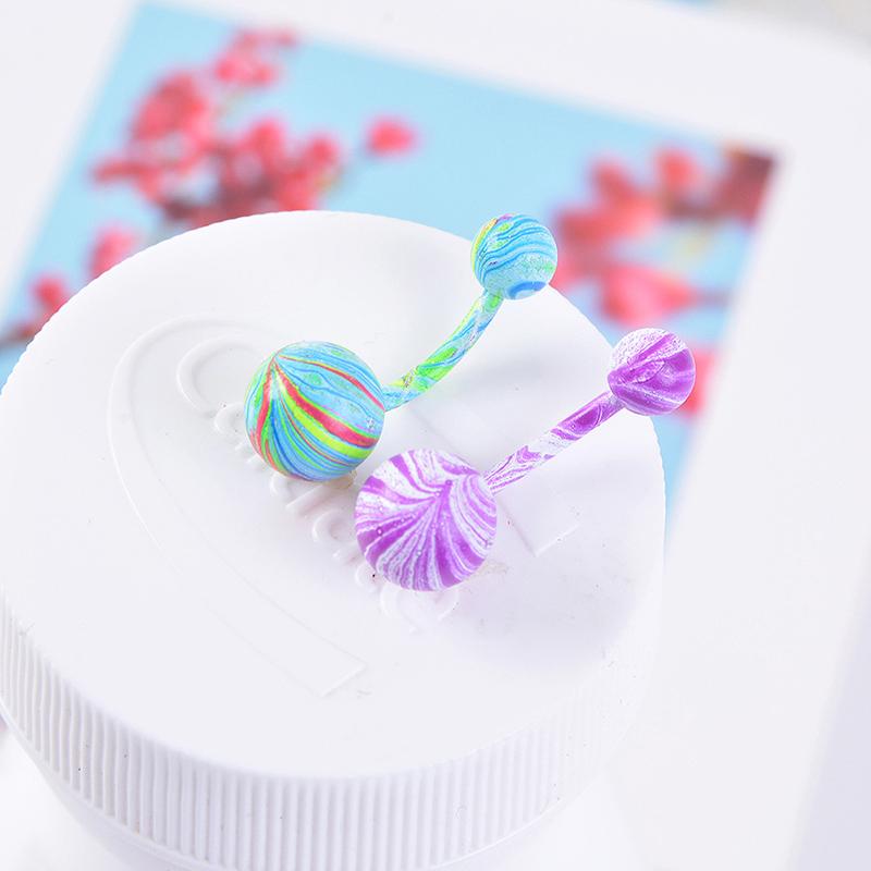 16Pcs Mix Umbigo Umbigo Anel Barbell Bola Corpo Jóias