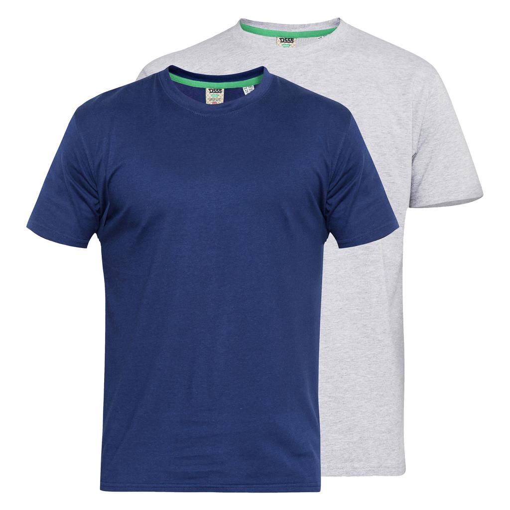 Duke Herren D555 Fenton Kingsize-T-Shirt (2er-Pack)