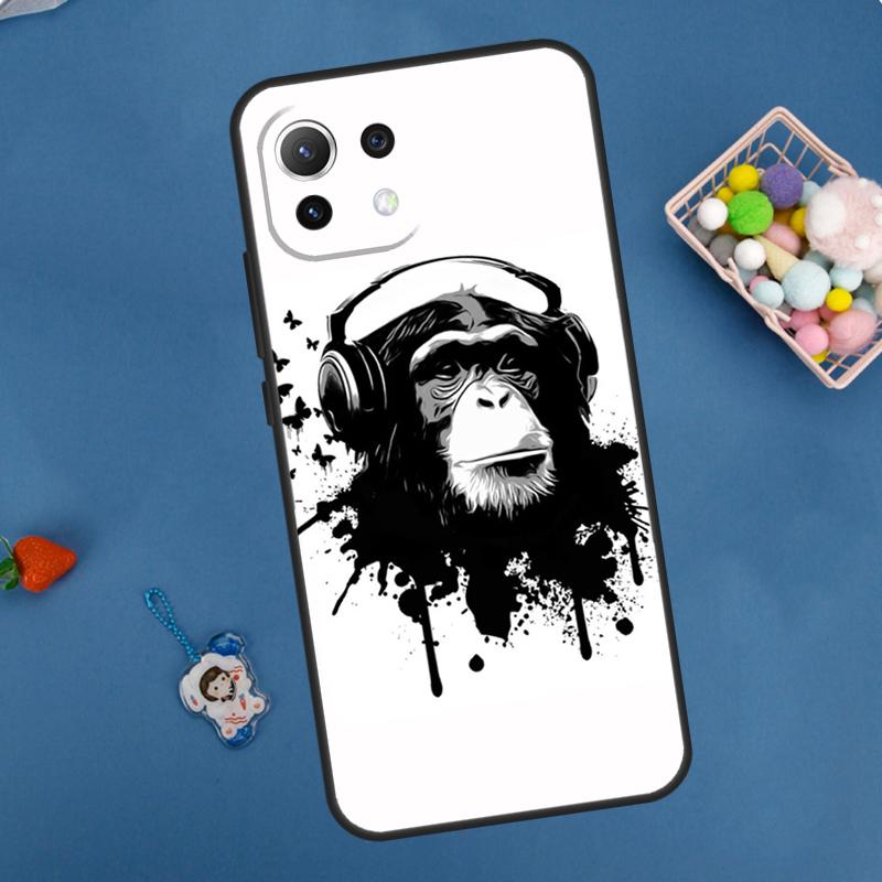 Cartoon Monkey Case For Xiaomi 15 Ultra 13 14 11T 12T 13T 14T Pro POCO X7 Pro F5 F6 M6 X3 X5 X6 Pro Coque