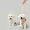 Gradient Color Dual Dog Leash Set 360° Swivel Adjustable Dog Running Leash Anti-Tangle Hands Free Twin Lead for Two Dogs