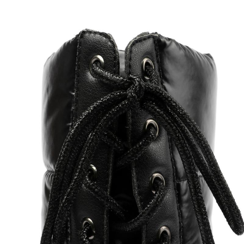 Frost Winter Snow Boots Women Warm Plush Wedge Waterproof Down Thick Space Cotton Padded Ankle Boots Outdoor Platform Shoe