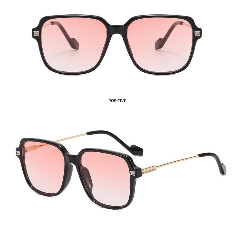 Retro UV Protection Sunglasses for Men and Women - High-End TR Square Frame