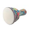 8 Inch African Drum PVC Drum Body Goatskin Drum Surface Lightweight Hand Clapping Drum Percussion Instrument Colorful