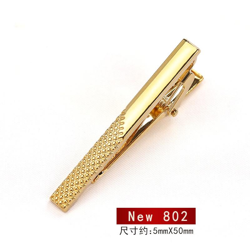 Business Versatile Men'S Dress Gold Tie Clip Marriage Men'S And Women'S Pin Korean Version Security Laveclip Fashion Laveclip