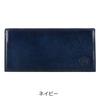 Long Wallet Genuine Leather Patina Patina Made in Japan Billfold Card Case Cowhide Leather Navy [Orobianco] Men's ORS-071609