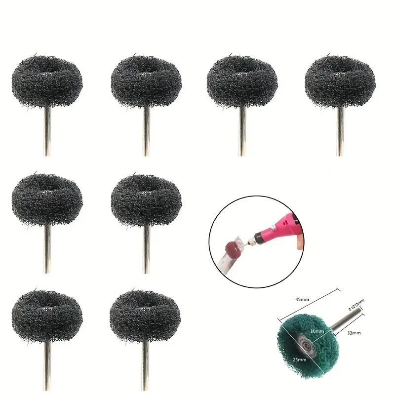 5-20 Pieces Mini Drill Bits Nylon Abrasive Brush Wire Polishing Wheel Rotary Hand Tools Accessories Set Rust Remover