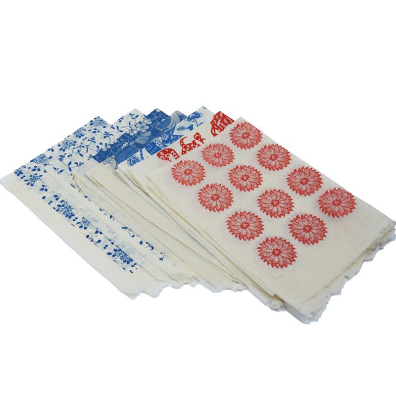 Keramik Keramik Ton Transferpapier Glasur Unterglasur Blumenpapier Blau