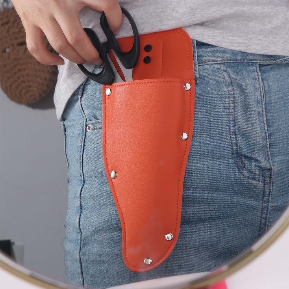 Protective Pruner Sheath with Locking Button Pruning Shears Cover Scissors Sleeve  Garden Shears