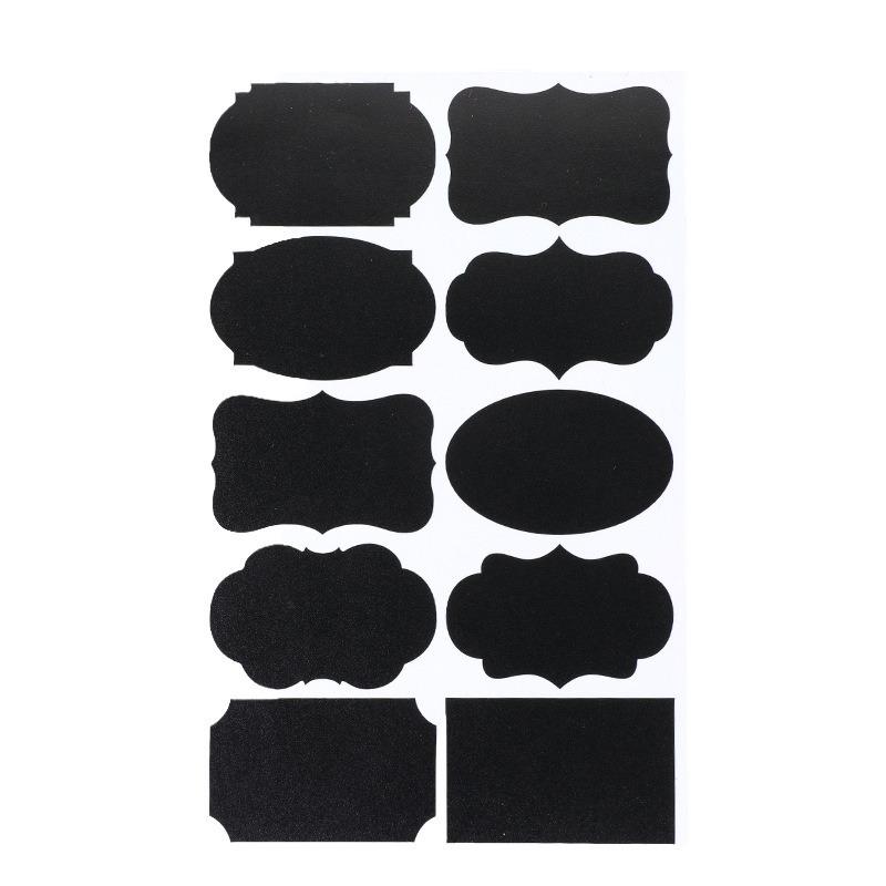 Erasable Self-Adhesive Frosted Blackboard Label for Glass Bottles