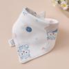 Super Soft Cotton Infant Bib & Neck Warmer - Anti-Spit Up, Autumn/Winter Triangle Scarf