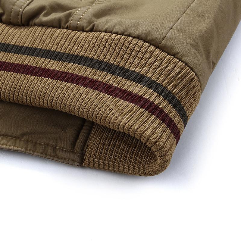 Padded Clothes Men's Casual Fashion Velvet Thickened Large Size Hooded Short Cotton Clothes