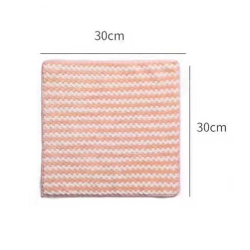 1/3/5Pcs Wavy Striped Towel Thick Soft Skin Friendly Super Absorbent Quick Drying Home Bathroom Kitchen Use
