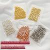 18K Gold-Filled Color-Preserving Spacer Beads for DIY Necklace Jewelry