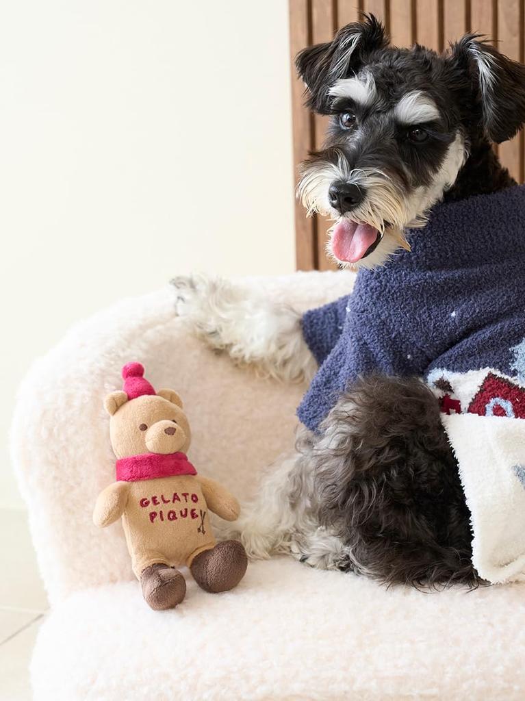 Gelato Pique Cat & Dog Ski Bear Toy PAGG255590, Unisex Adult, Brown, Free Size