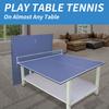 Table tennis table top, 243.84cm x 121.92cm, domestic use, foldable, portable, slip-resistant and wear-resistant, blue