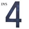 Outdoor House Number Light Solar Address Sign, LED Lighted for Waterproof Sign Outdoor, Auto On/Off, Garden Door Decoration Warm