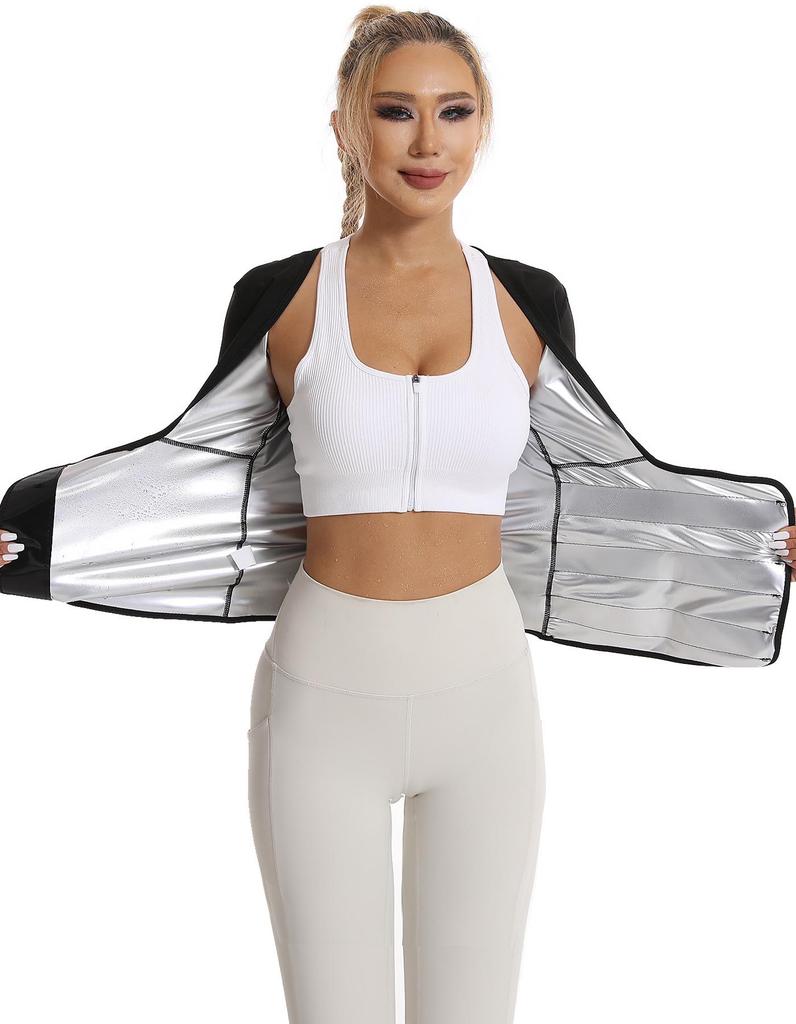 Europäischer & Amerikanischer Damen Taillenformer Schweißanzug - Sport- & Yoga-Weste