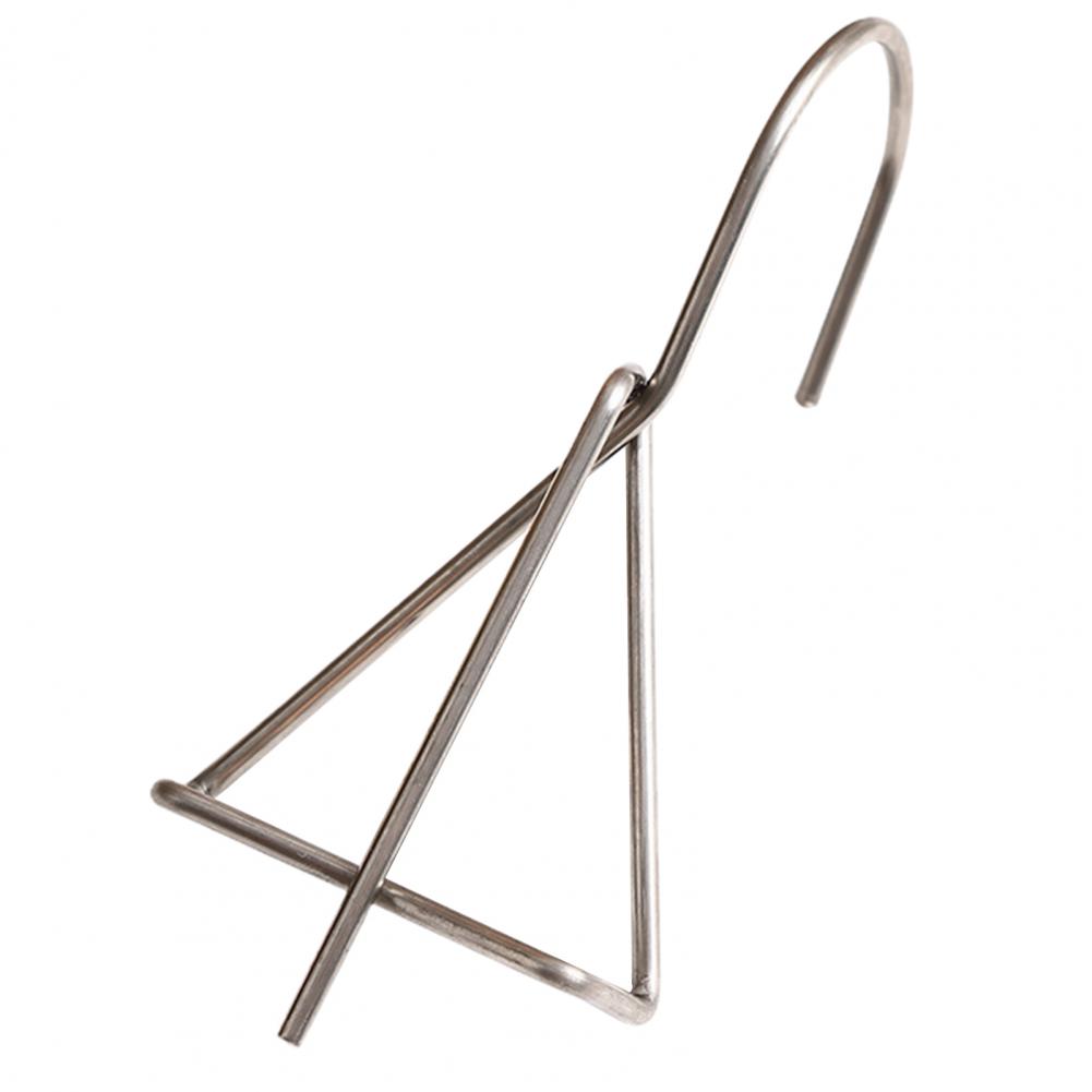 

TerracottaPots Hangers Metal Anti Rust Hanging Potting Rack Hook Pots Hangers Planter Hanger For Hanging Flower Pot серебряный