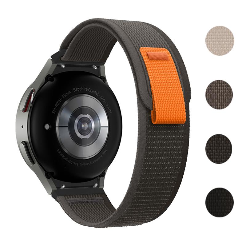 20mm Strap for Samsung Galaxy Watch 6 5 Pro 45mm 4 Classic 46mm Trail Loop Nylon Bracelet Correa Galaxy Watch 7 4 44mm 40mm Band