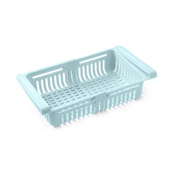 Hollow Design Storage Holder Pull-out Style Compact Rack Shelf