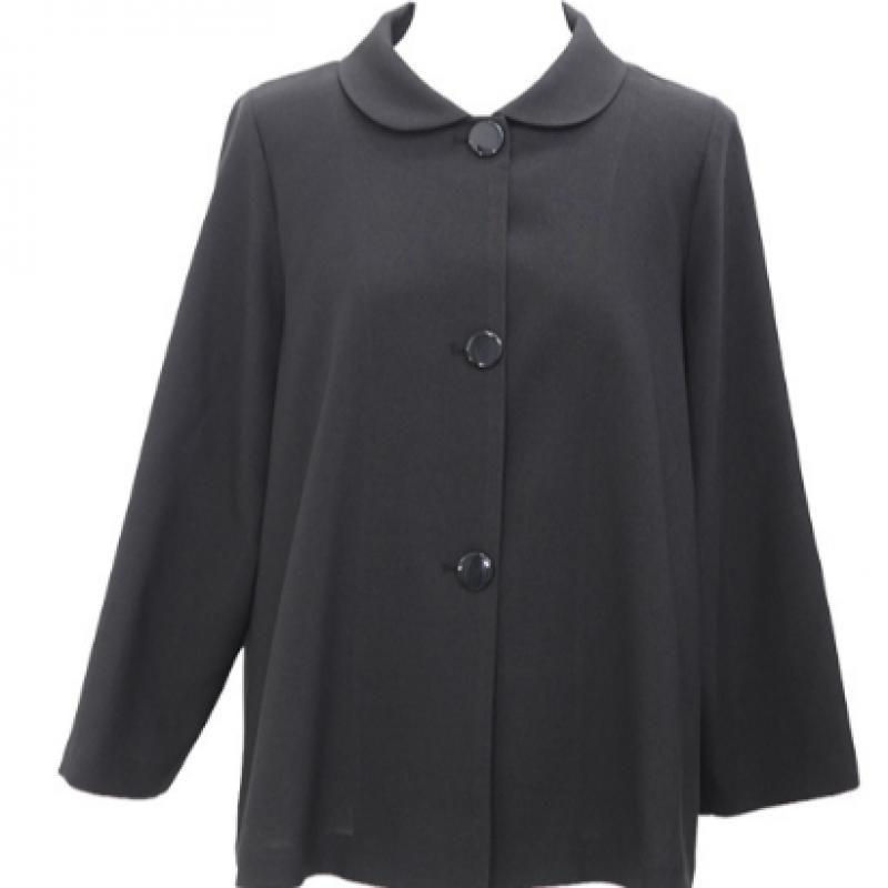 Shiz Madam Women J31820 Round Collar Flare Jacket