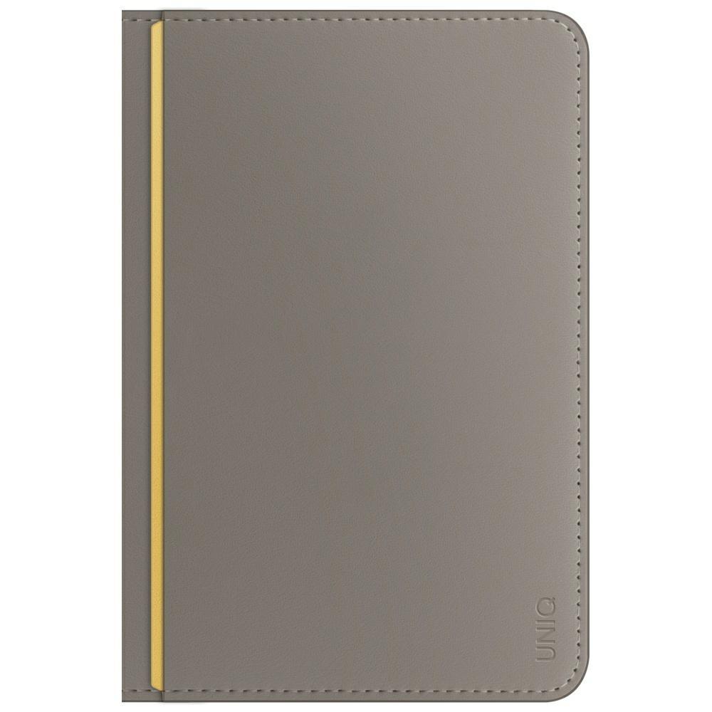 UNIQ Belmont RFID Blocking Passport Case Gray and Yellow