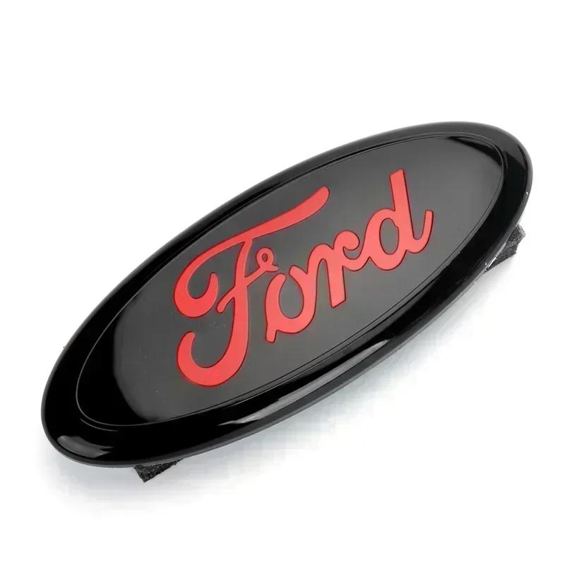

Car Sticker Ford 2025 Hot 7/9 Inch Emblem for Ford Explorer Edge TAURUS F150 Ranger Fiesta Mondeo Focus 3 Transit Car Front Hood 17.5X7.3CM(Rear)