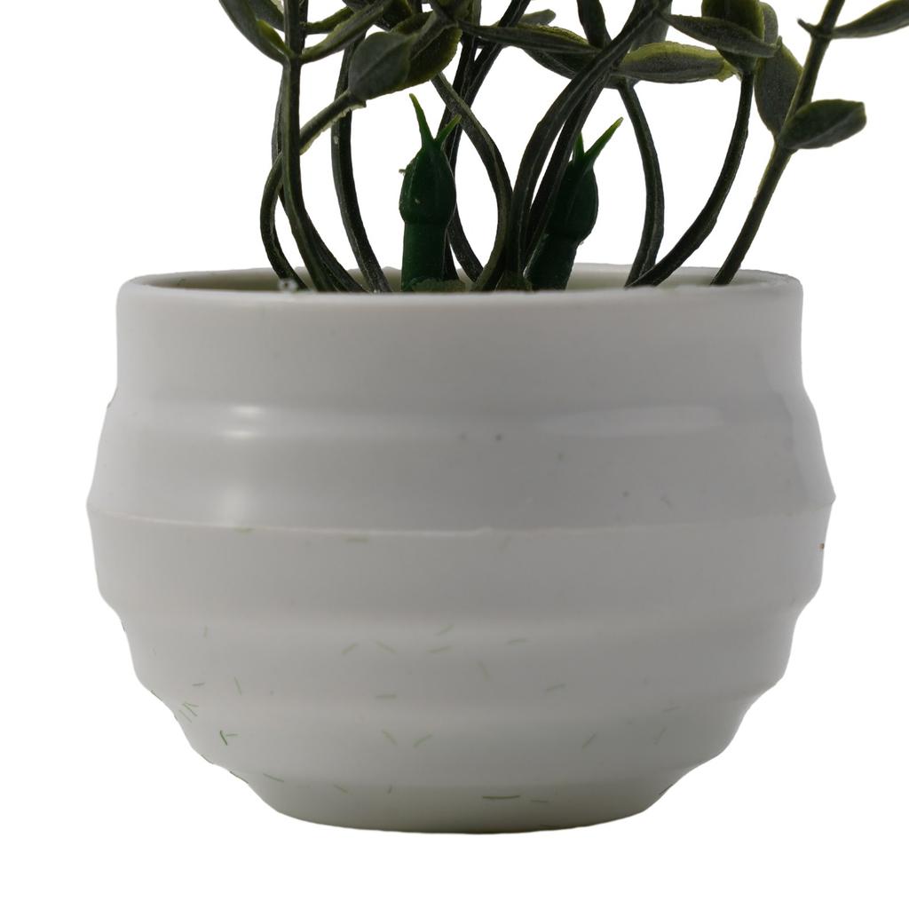 PP Plastic Fake Flower Pot Simulation Gypsophila Small Potted Artificial Flower