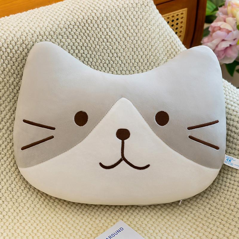 Almohada de Peluche de Gato con Diseño de Dibujos Animados Para un Sueño Acogedor y Para Regalar