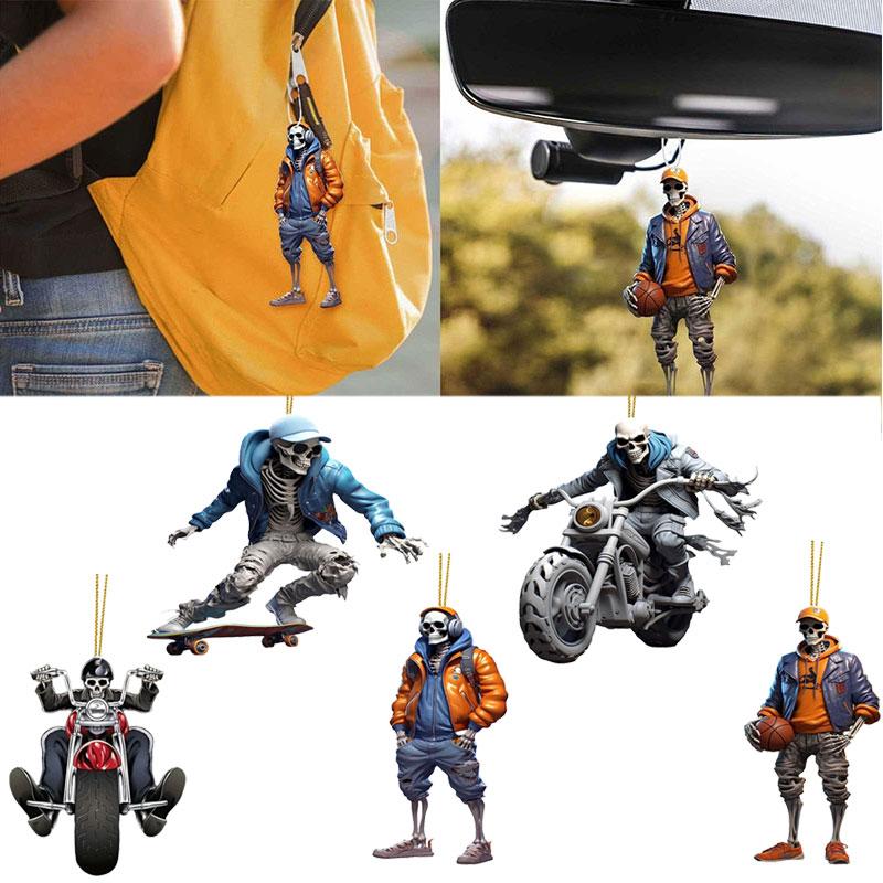 Decor Hanging Skeleton Halloween Christmas Tree Ornaments Festive Decoration