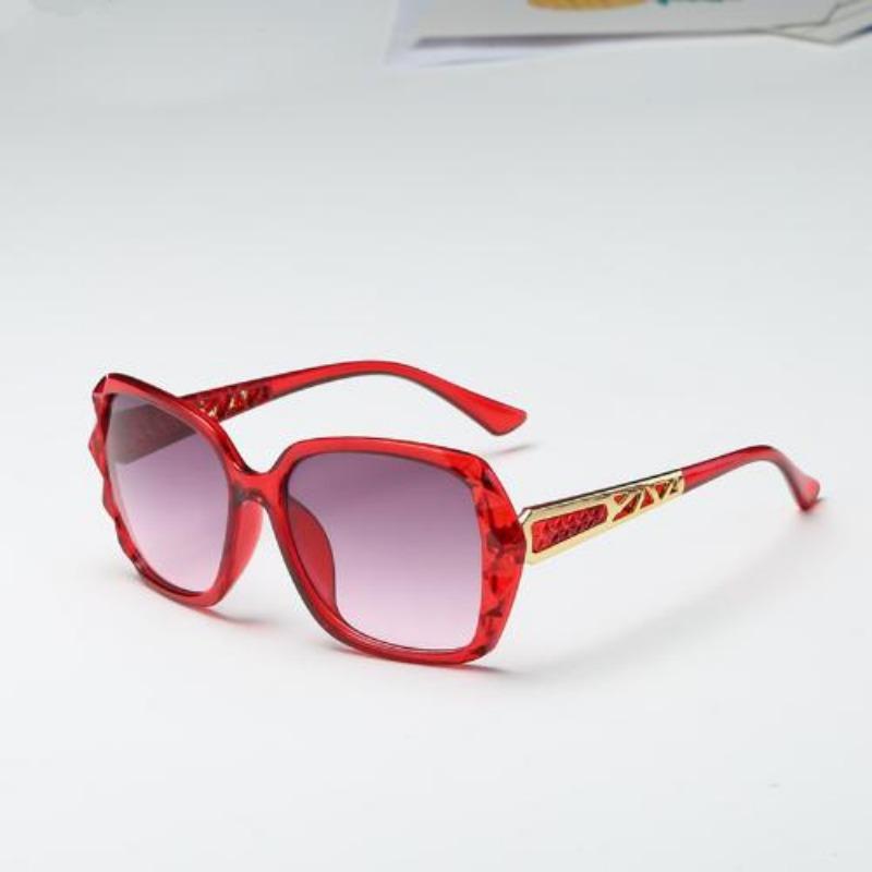 Fashion Square Sunglasses Women Luxury Brand Big Purple Sun Glasses Female Mirror Shades Ladies Lentes  Mujer