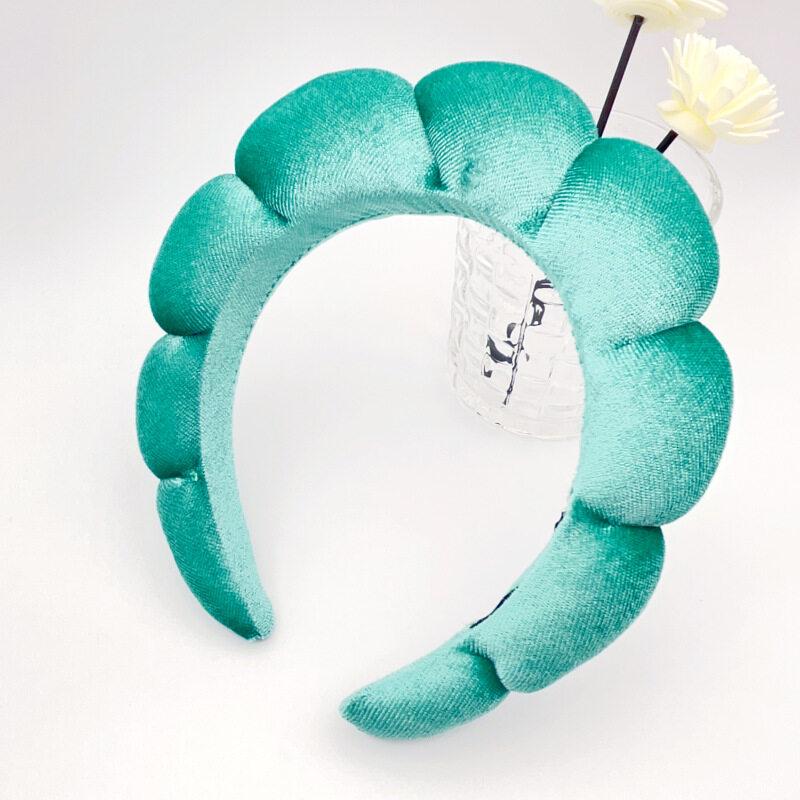 Bubble SpongeHair Band Fashion Women Skincare Makeup Shower Hair Hoop Puffy Hair Hoop Retro Hair Bands Soft Hairband Headwear