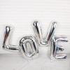 4pcs/set 32 Inch Silver Love Letter Aluminum Film Balloon Wedding Bridal Shower Anniversary Decor