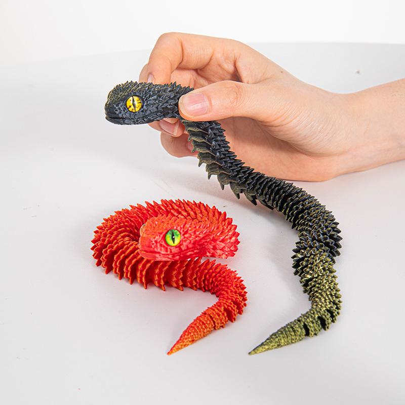 3D Printed Snake Dragon 3d Printed Figures New Year Decoration Traditional Table Ornament 3d Toys Gifts for New Year 2025
