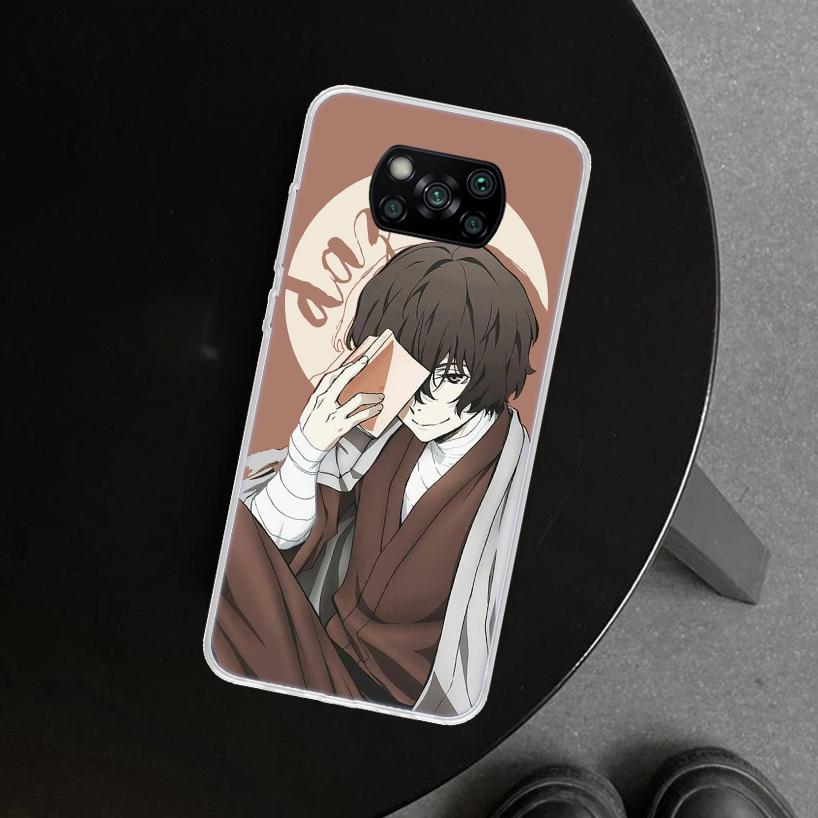 Bungou Stray Dogs Dazai Osamu Phone Case Cover For Xiaomi Poco X6 X5 X7 Pro F7 Ultra Redmi 15C 15 13C 13 12C 12 10C 10 10A 9C 9A