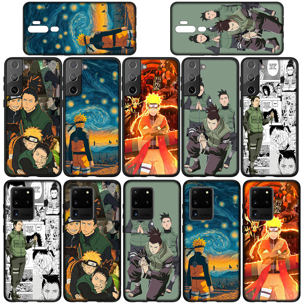Phone Case for Samsung Galaxy S25 S24 S23 iPhone 16 15 Xiaomi Redmi Note 14 13 12 16E 11 Pro Max XR OPPO Moto Huawei Nara Shikamaru Anime Naruto Cover