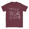 Vintage Weight Lifting Gym Cat Unisex T Shirts  Casual Tees Short Sleeve Crewneck TShirt 100 Cotton Printed Tops