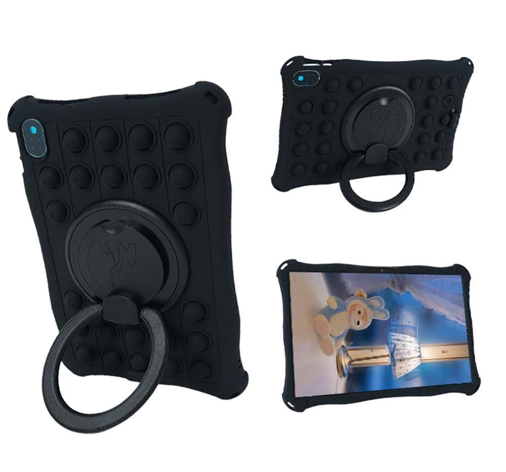 360 Rotate Soft Silicone Kids Safe Case For Honor Pad 8 12inch Full Body Handle Kickstand Tablet Cover With Strap