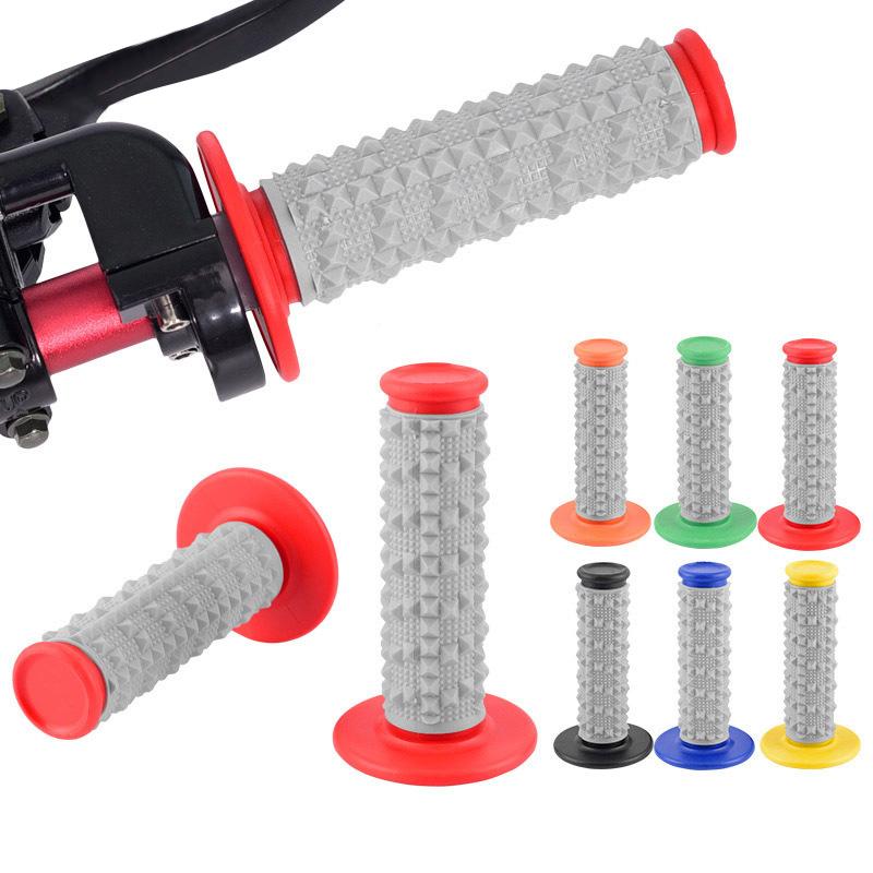 1 Pair Motocross 7/8" Handlebar Rubber Gel Hand Grips Brake Hands Handle Grip Pro Taper Motorcycle Colorful Dirt Pit Bike