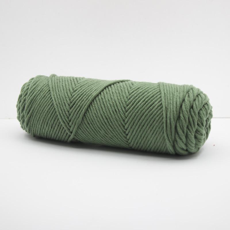 Hand-Knitted Cotton Wool Scarf Yarn for Men & Women, Coarse Wool & Milk Cotton Material, Worsted Crochet.