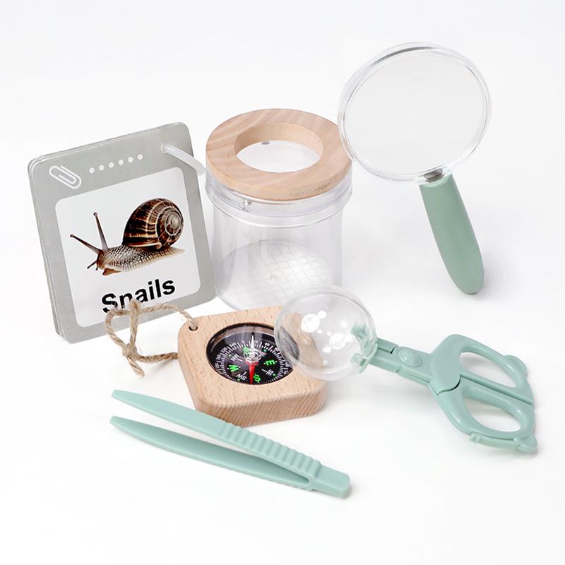 Kinder Outdoor Insektenfang- und Entdecker-Set mit Beobachtungsbox und Netz