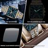 Men's Watches Luminous Waterproof Stainless Steel Chronograph Date Military Quartz Watch