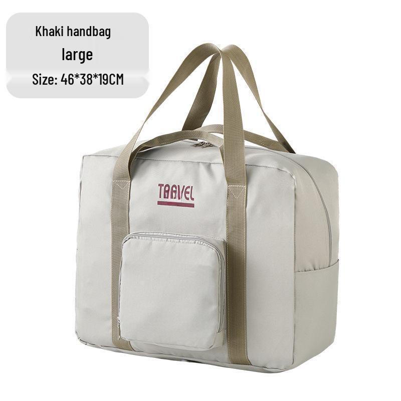 

Multipurpose Travel Bag: Attachable to Suitcase, Cosmetic and Travel Use, Ideal for College Students with Combination Lock. 45x35x19 cm хаки