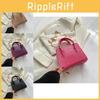 Stilvolle und minimalistische kleine quadratische Tasche für modische Freizeit-Ausflüge, erhältlich in Schwarz, Lila, Khaki und Rosé